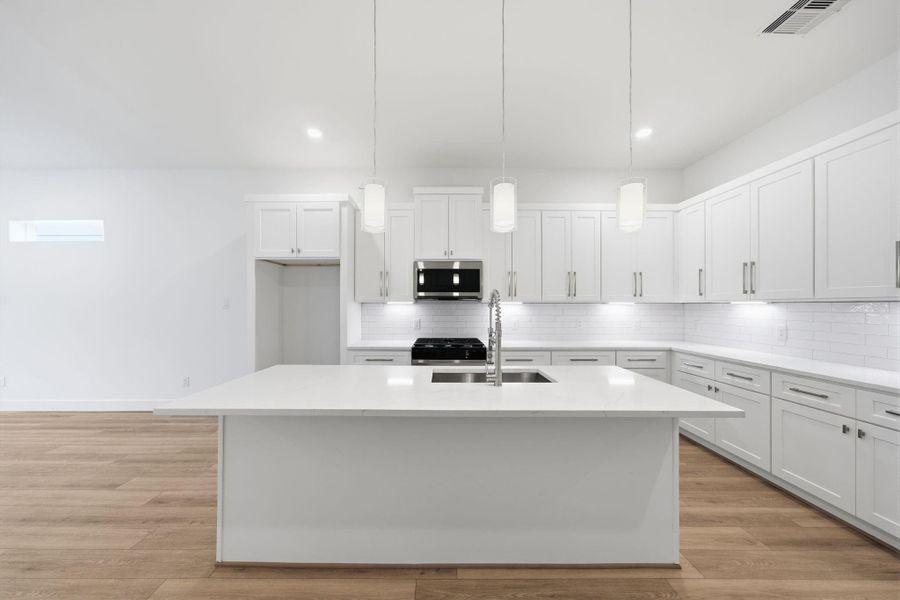 Furnished interior view inside a new home in , Houston (Image 6).