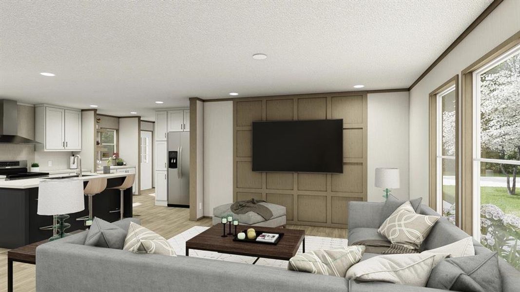 Furnished interior view inside a new home in , Eustis (Image 6).