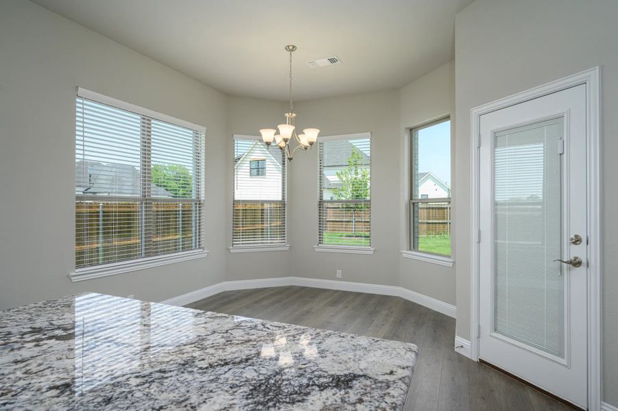 Representative furnished interior of a home built from the Austin by Stonehollow Homes in Heritage Grove, Blue Ridge (Image 6).