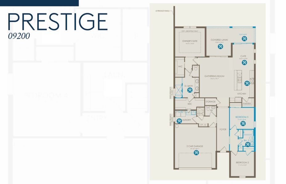 2D floor plan layout of this home in Hendrix Reserve, Lake Worth, FL (Image 2). 2D floor plan layout of this home in Hendrix Reserve, Lake Worth, FL (Image 2).