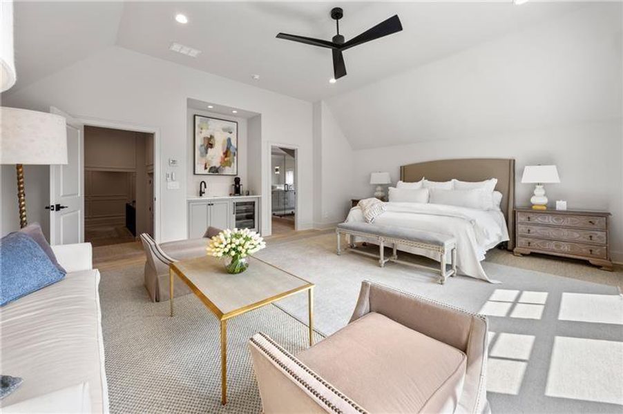 Furnished interior view inside a new home in , Alpharetta (Image 44).