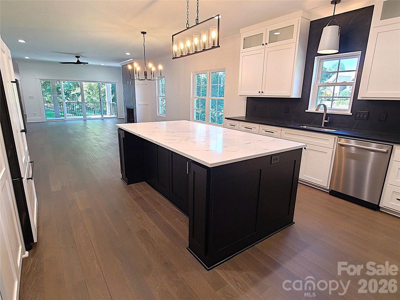 Furnished interior view inside a new home in , Hickory (Image 8).