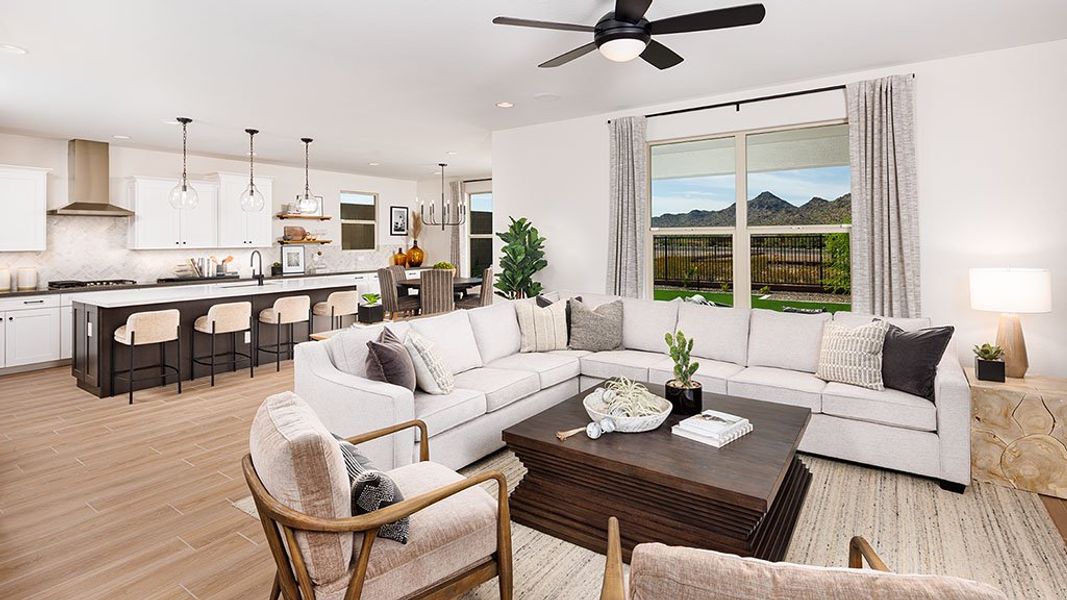 Furnished interior view inside a new home in Ladera Trails, Queen Creek (Image 6).