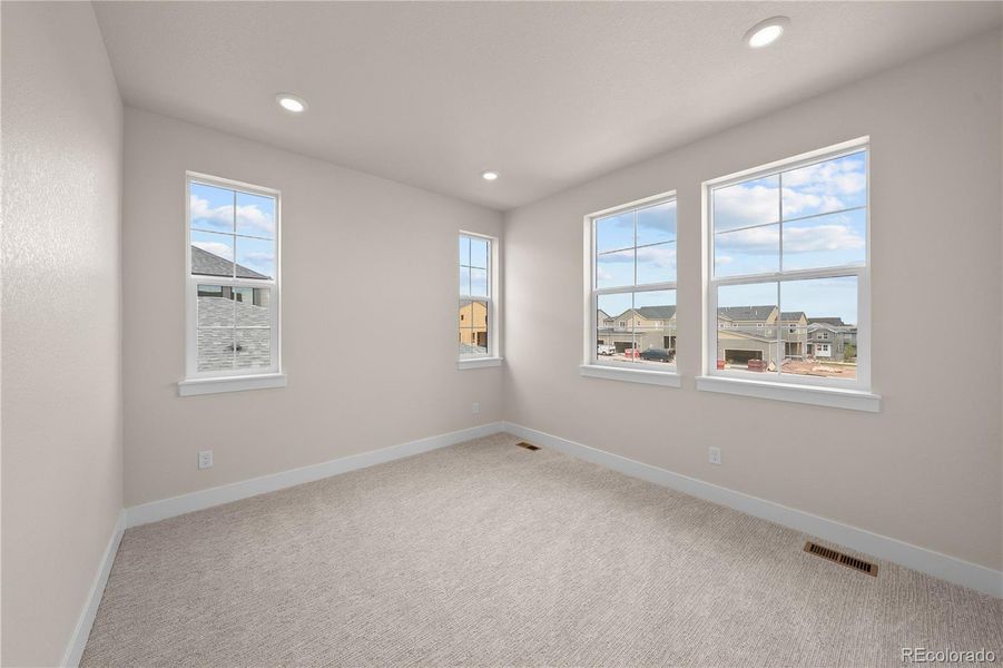 Spacious, unfurnished interior of a new home in Harmony at Sterling Ranch, Littleton (Image 34). Spacious, unfurnished interior of a new home in Harmony at Sterling Ranch, Littleton (Image 34).