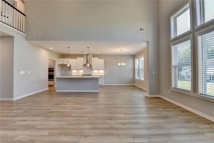Spacious, unfurnished interior of a new home in The Reserve At Liberty Park, Braselton (Image 37).