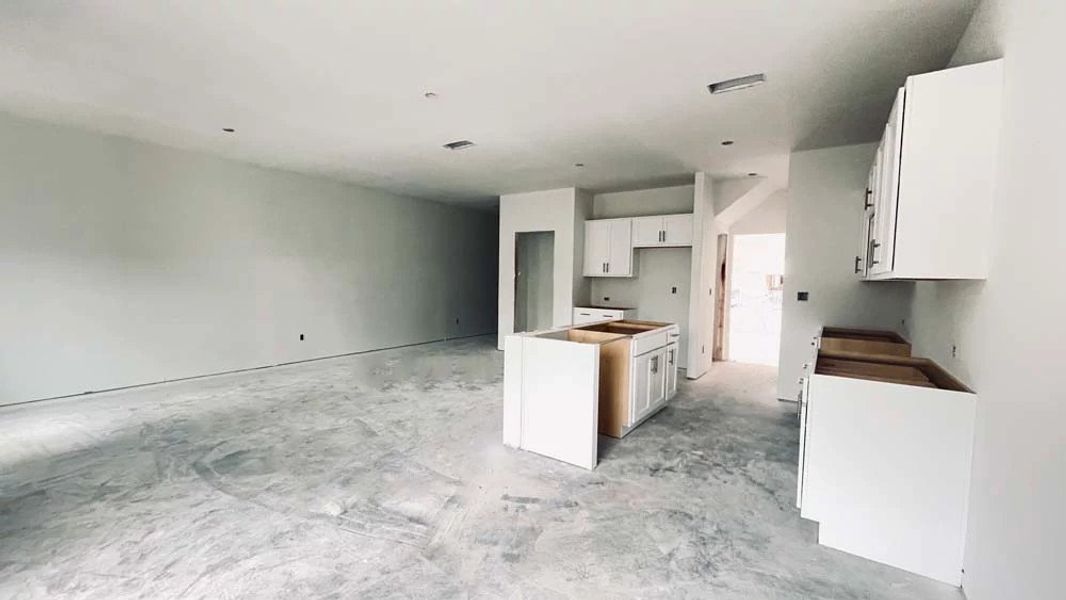 Kitchen featuring Timeless Collection Finishes Construction Progress