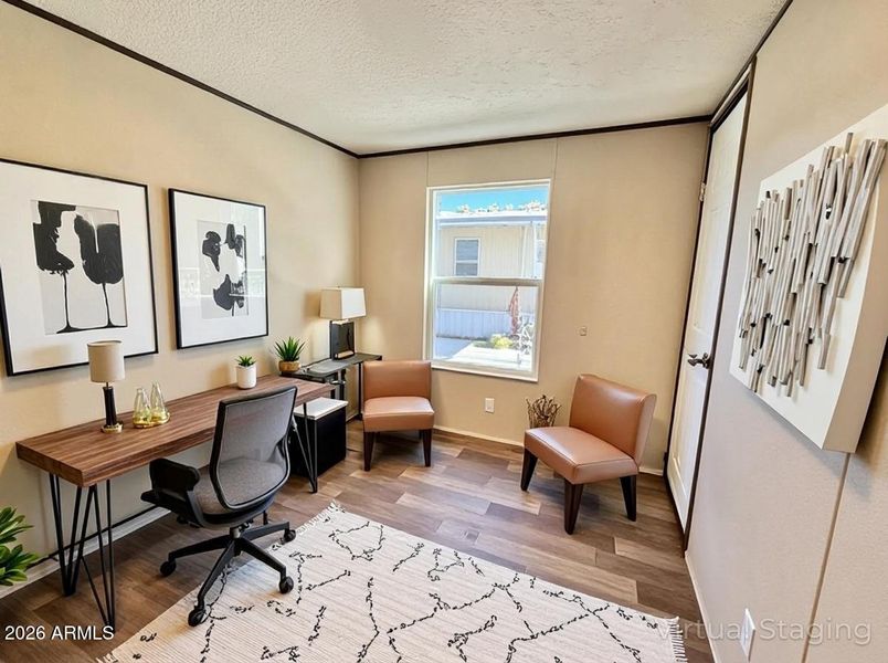 Virtually Staged Bedroom 2