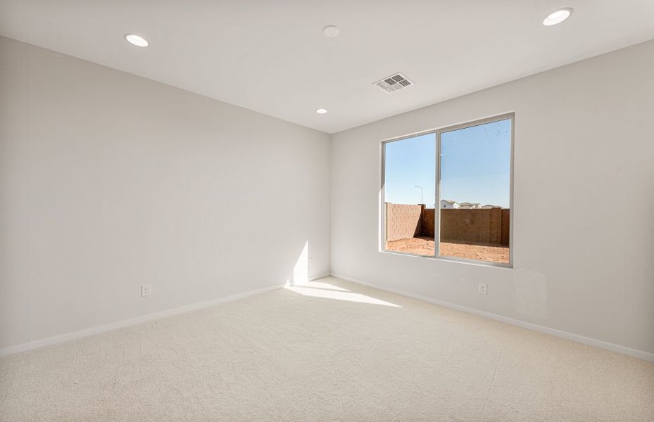 Representative unfurnished interior of a home built from the Rimini by Pulte Homes in Blossom Rock, Apache Junction (Image 17). Representative unfurnished interior of a home built from the Rimini by Pulte Homes in Blossom Rock, Apache Junction (Image 17).