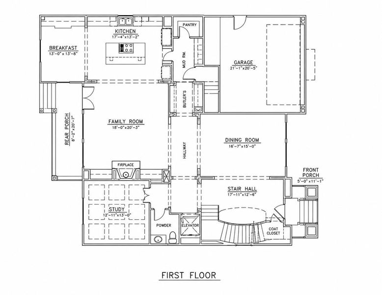 2D floor plan layout of this home in , Bellaire, TX (Image 3).
