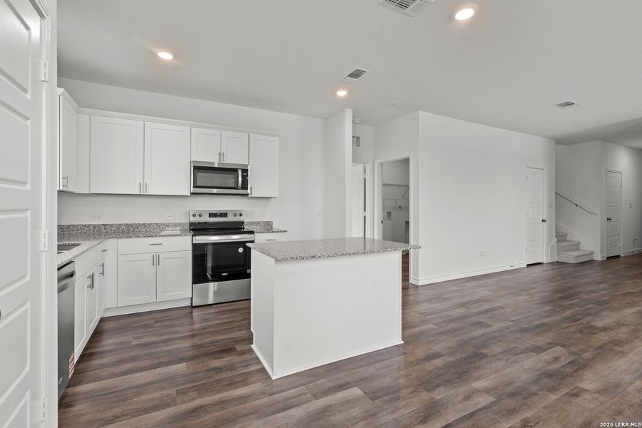 Furnished interior view inside a new home in Vista Real, Converse (Image 4).