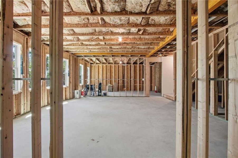 In-progress construction of a new home in , Newnan, GA (Image 66).