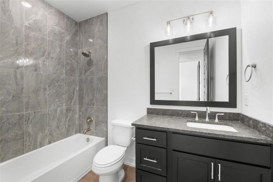 Furnished interior view inside a new home in Rosenthal Estates, Lorena (Image 9).