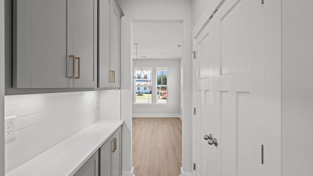 Furnished interior view inside a new home in Creeks at Midway, Anderson (Image 16).