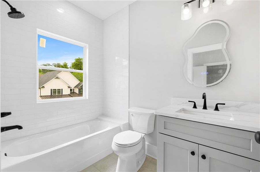 Furnished interior view inside a new home in , Brookhaven (Image 34).