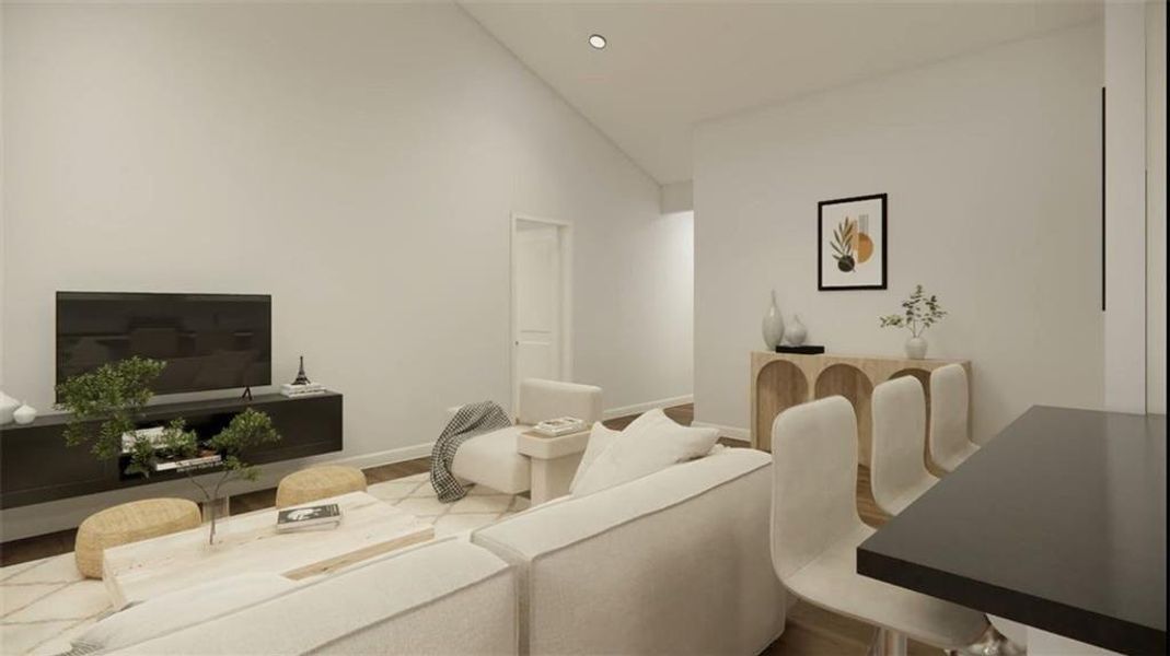 Furnished interior view inside a new home in , Rome (Image 14). Furnished interior view inside a new home in , Rome (Image 14).