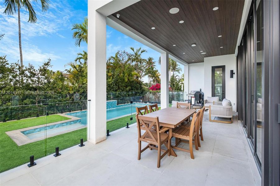 Exterior details and patio area of a home in , Surfside (Image 3).
