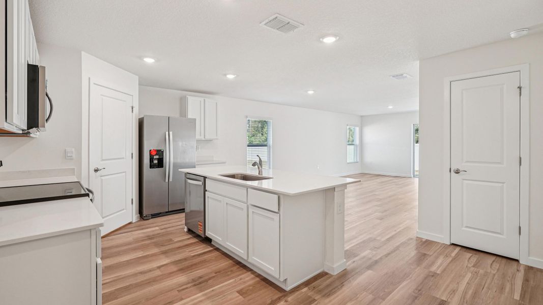 Representative furnished interior of a home built from the Dundee by D.R. Horton in Somerset Bay, Spring Hill (Image 14). Representative furnished interior of a home built from the Dundee by D.R. Horton in Somerset Bay, Spring Hill (Image 14).