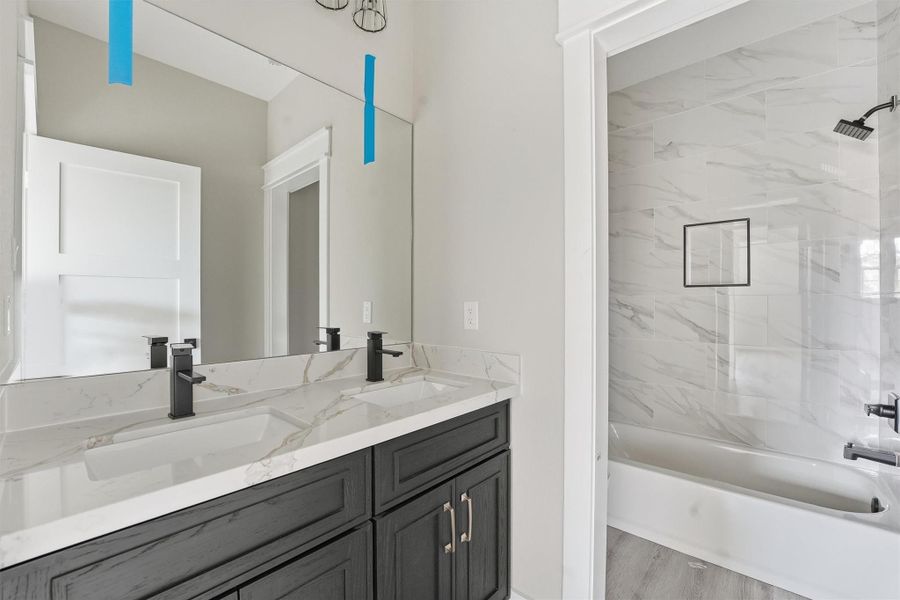Furnished interior view inside a new home in , Conroe (Image 7).