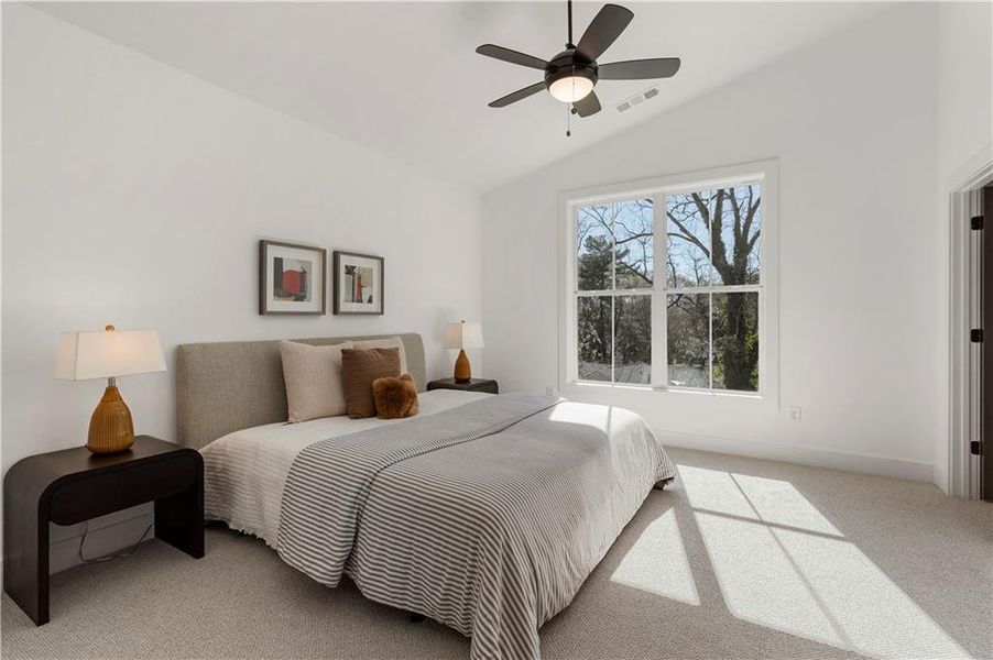 Furnished interior view inside a new home in , Atlanta (Image 19). Furnished interior view inside a new home in , Atlanta (Image 19).