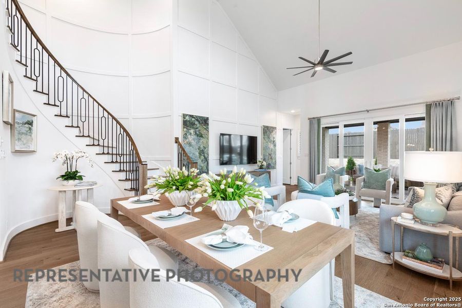 Furnished interior view inside a new home in Homestead, Schertz (Image 32).