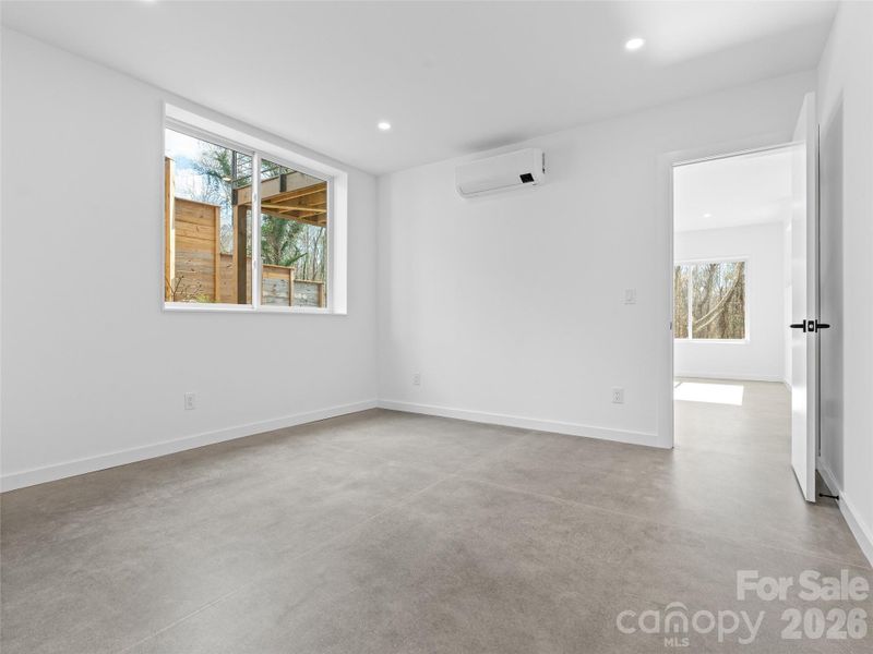 Lower level living space