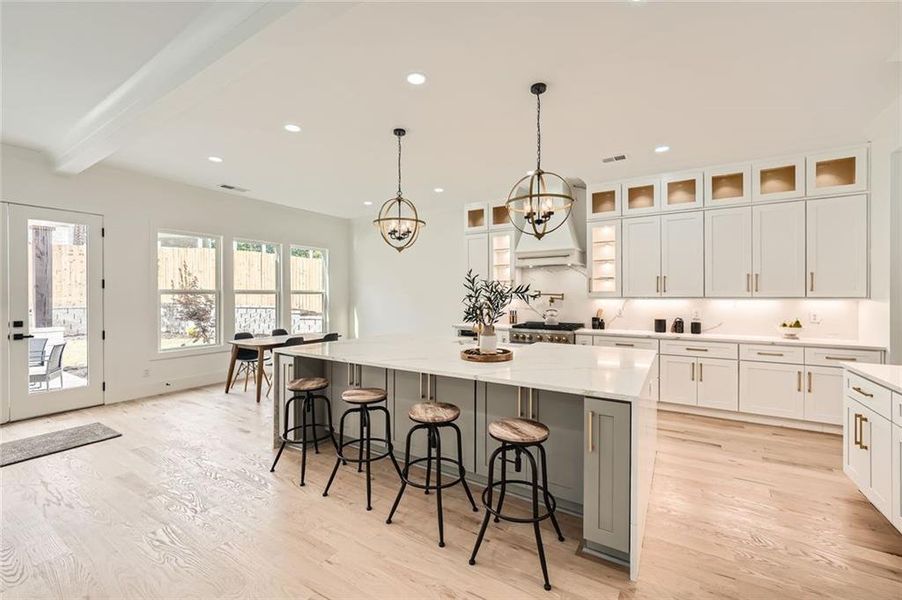 Furnished interior view inside a new home in , Grayson (Image 15).