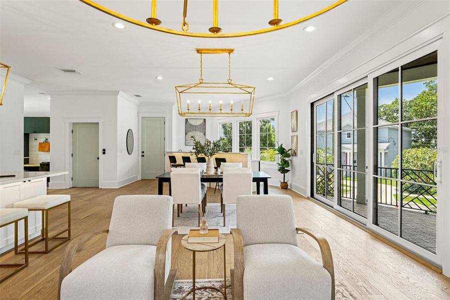 Furnished interior view inside a new home in , Tampa (Image 34). Furnished interior view inside a new home in , Tampa (Image 34).