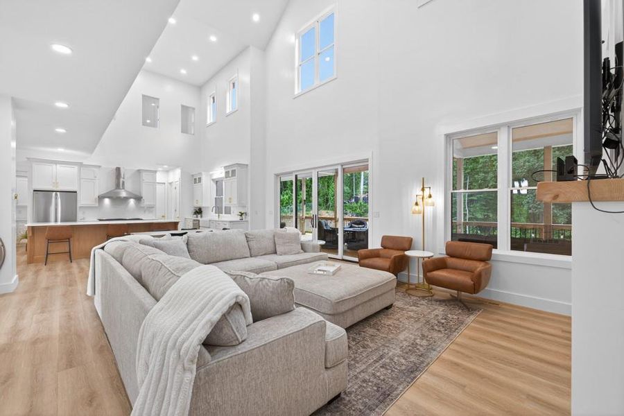Furnished interior view inside a new home in , Buford (Image 9). Furnished interior view inside a new home in , Buford (Image 9).
