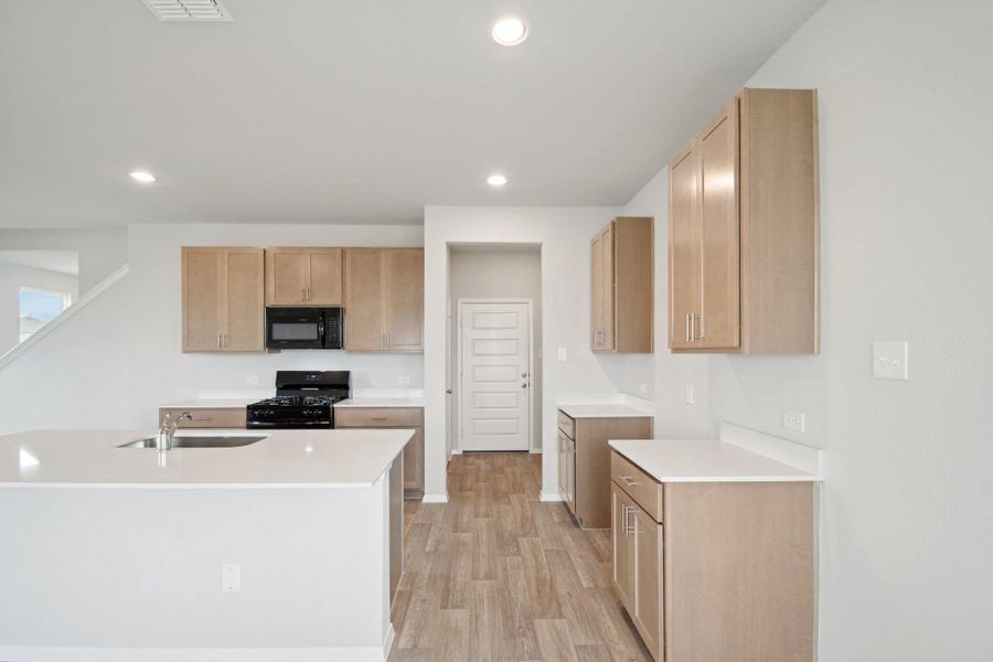 Furnished interior view inside a new home in Cloverleaf, Austin (Image 11).