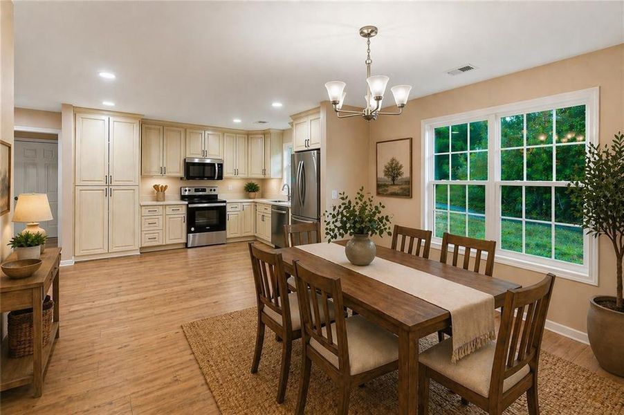 Furnished interior view inside a new home in , Taylorsville (Image 12).