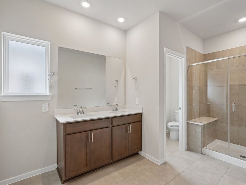 Furnished interior view inside a new home in Parkway Commons - City Series, Missouri City (Image 9).
