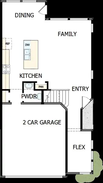 2D floor plan layout of this home in Retreat at Oak Park, Houston, TX (Image 3). 2D floor plan layout of this home in Retreat at Oak Park, Houston, TX (Image 3).
