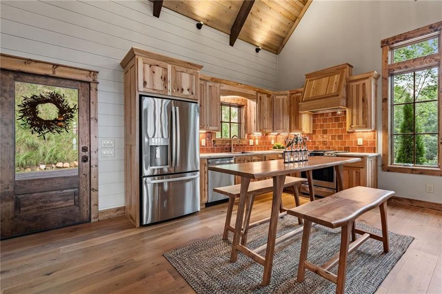 Furnished interior view inside a new home in , Ellijay (Image 9).