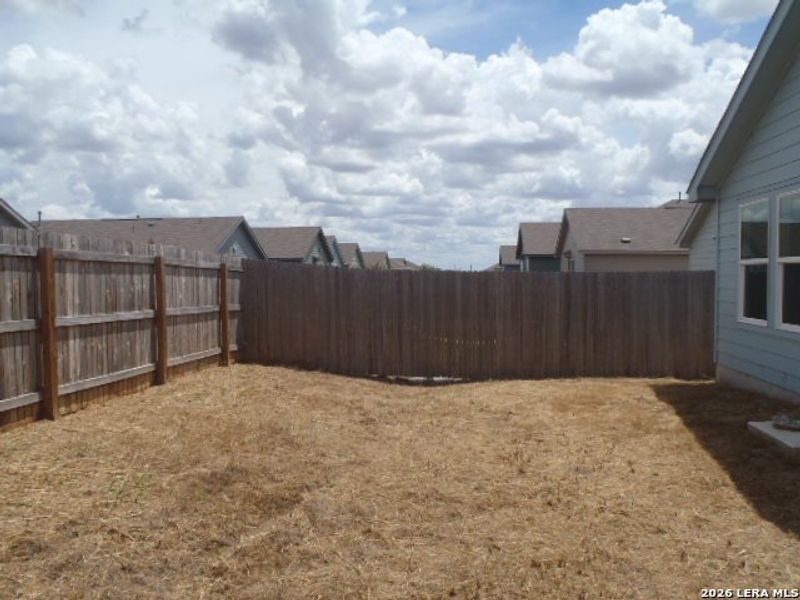 Exterior details and patio area of a home in Navarro Ranch, Seguin (Image 3). Exterior details and patio area of a home in Navarro Ranch, Seguin (Image 3).