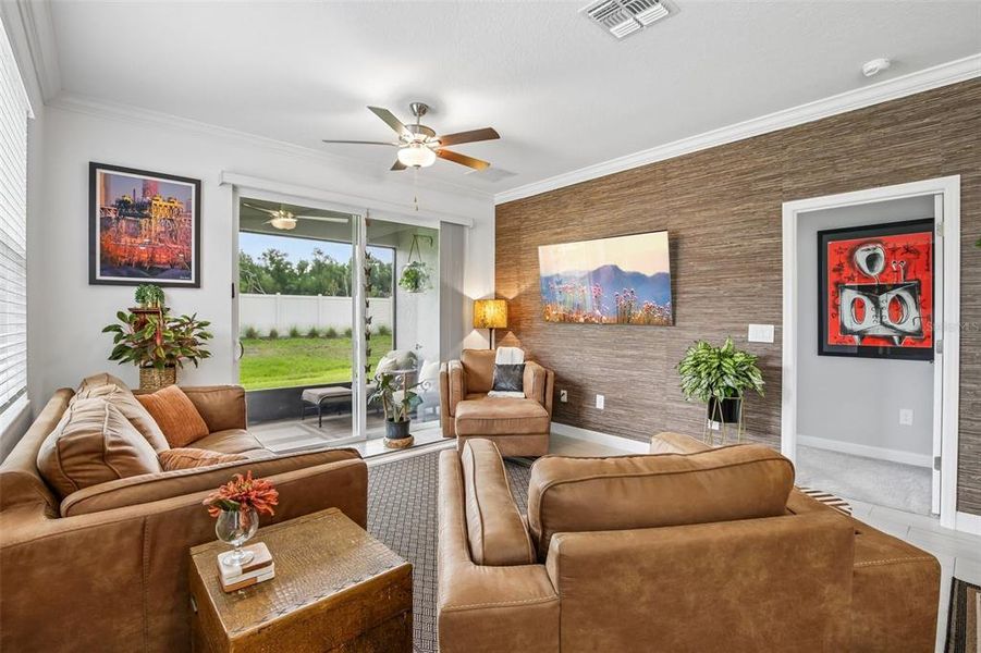 Furnished interior view inside a new home in Prosperity Lakes Active Adult, Parrish (Image 5).