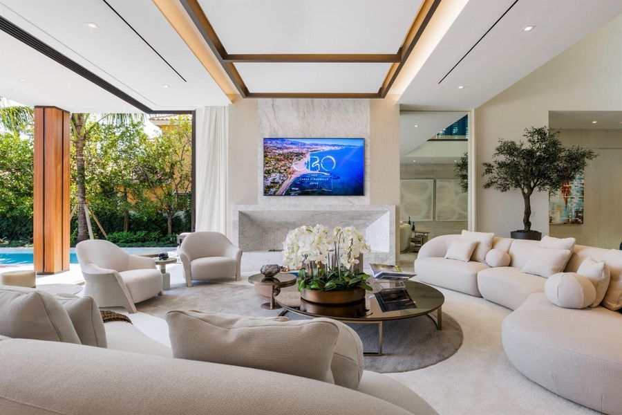 Furnished interior view inside a new home in , Palm Beach Gardens (Image 24). Furnished interior view inside a new home in , Palm Beach Gardens (Image 24).