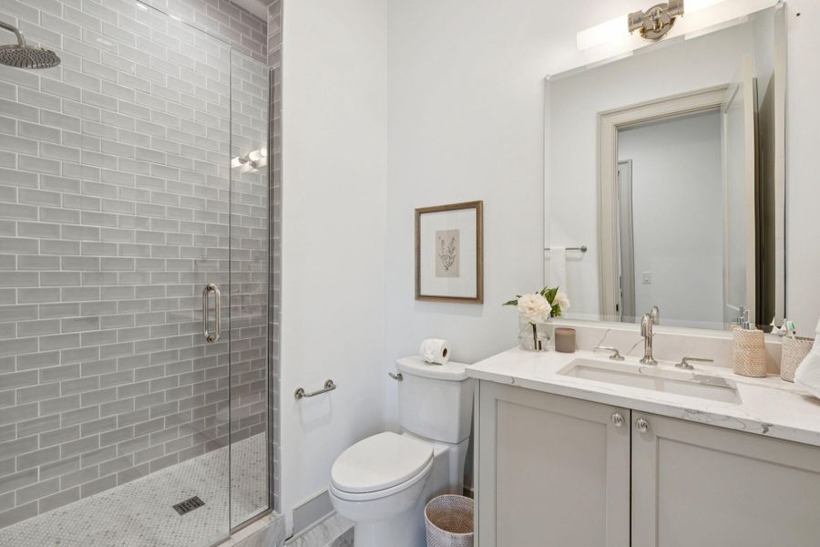 Furnished interior view inside a new home in , Charleston (Image 10).