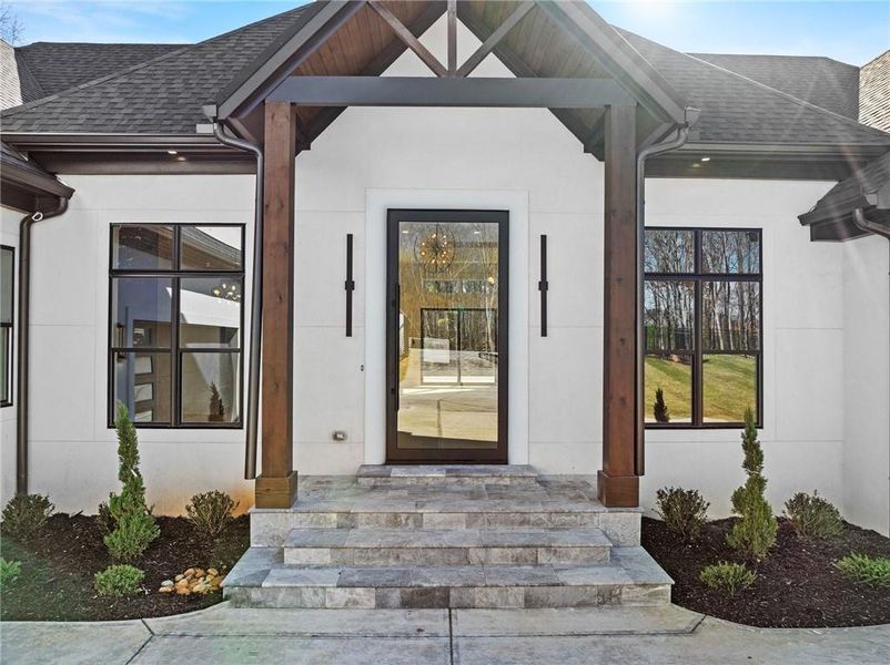 Exterior details and patio area of a home in , Flowery Branch (Image 3). Exterior details and patio area of a home in , Flowery Branch (Image 3).