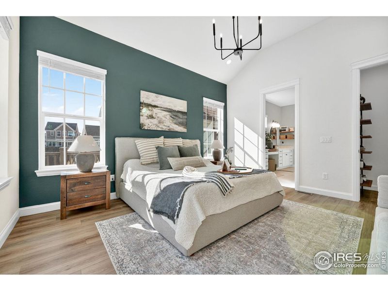 Furnished interior view inside a new home in Westerly, Erie (Image 40).