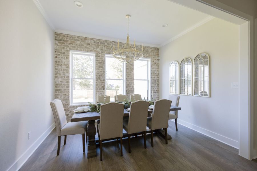 Representative furnished interior of a home built from the The Ellen II by Reece Homes in Pebble Creek, College Station (Image 9).
