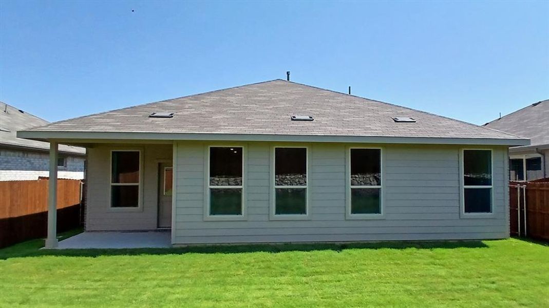 Covered Patio - All Home and community information, including pricing, included features, terms, availability and amenities, are subject to change at any time without notice or obligation. All Drawings, pictures, photographs, video, square footages, floor plans, elevations, features, colors and sizes are approximate for illustration purposes only and will vary from the homes as built.