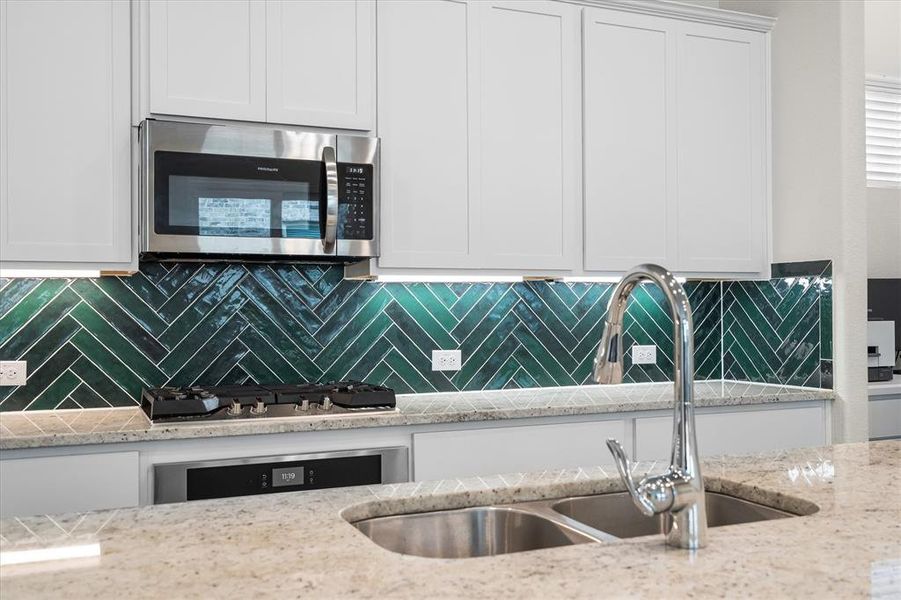 Close-up of interior finishes inside a home in , Garland (Image 21).