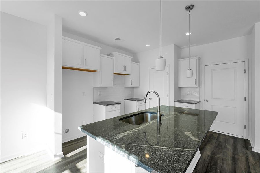 Furnished interior view inside a new home in Brownstone Park, Easley (Image 6).