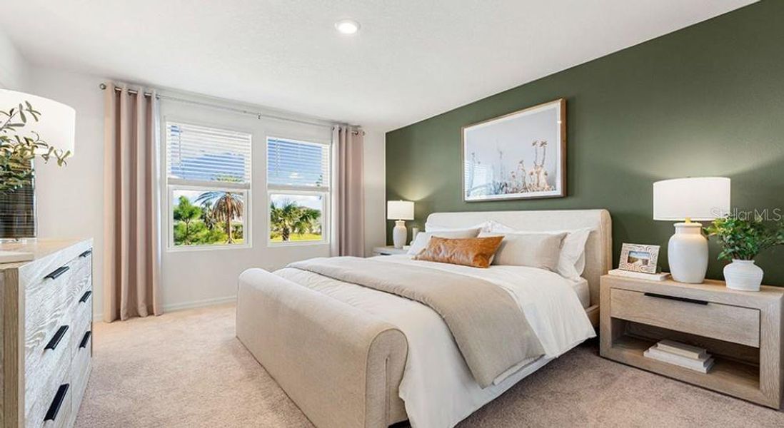 Furnished interior view inside a new home in Waterstone, Groveland (Image 6).