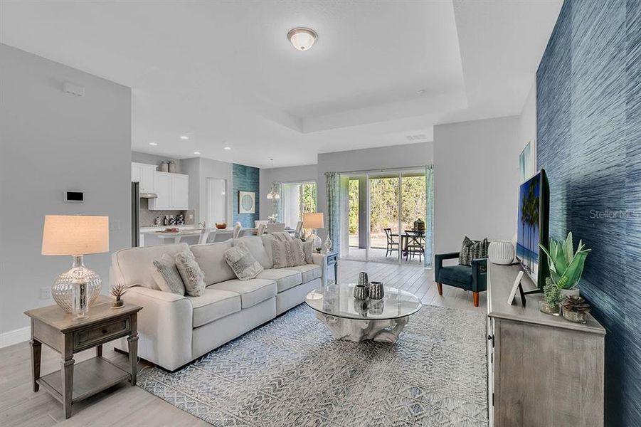 Furnished interior view inside a new home in Buena Lago, St. Cloud (Image 15). Furnished interior view inside a new home in Buena Lago, St. Cloud (Image 15).