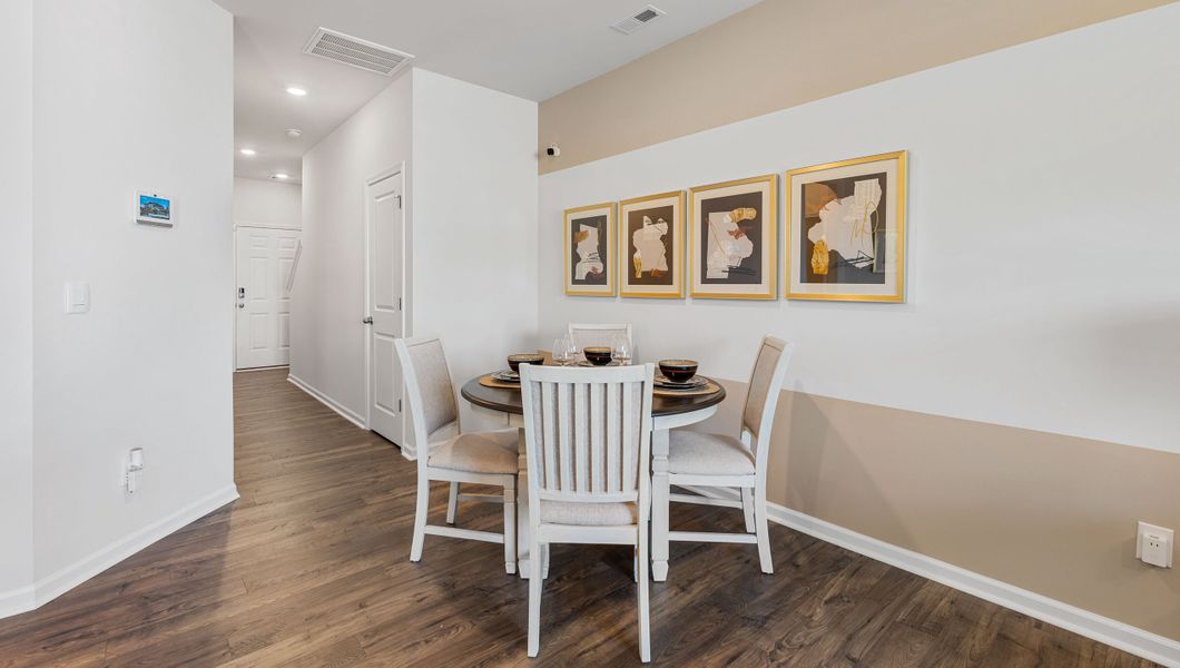 Furnished interior view inside a new home in Tanglewood Townes, Greenville (Image 5).