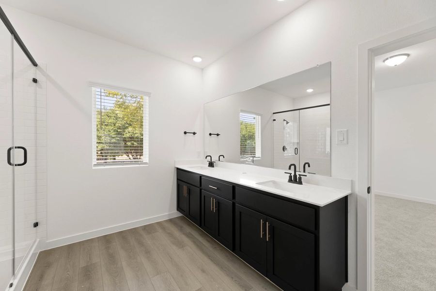 Primary Bathroom featuring the Noir Collection Primary Bathroom featuring the Noir Collection