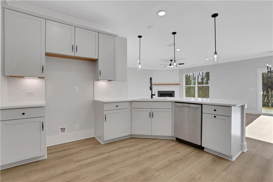 Furnished interior view inside a new home in Villas at Dawsonville, Dawsonville (Image 7). Furnished interior view inside a new home in Villas at Dawsonville, Dawsonville (Image 7).