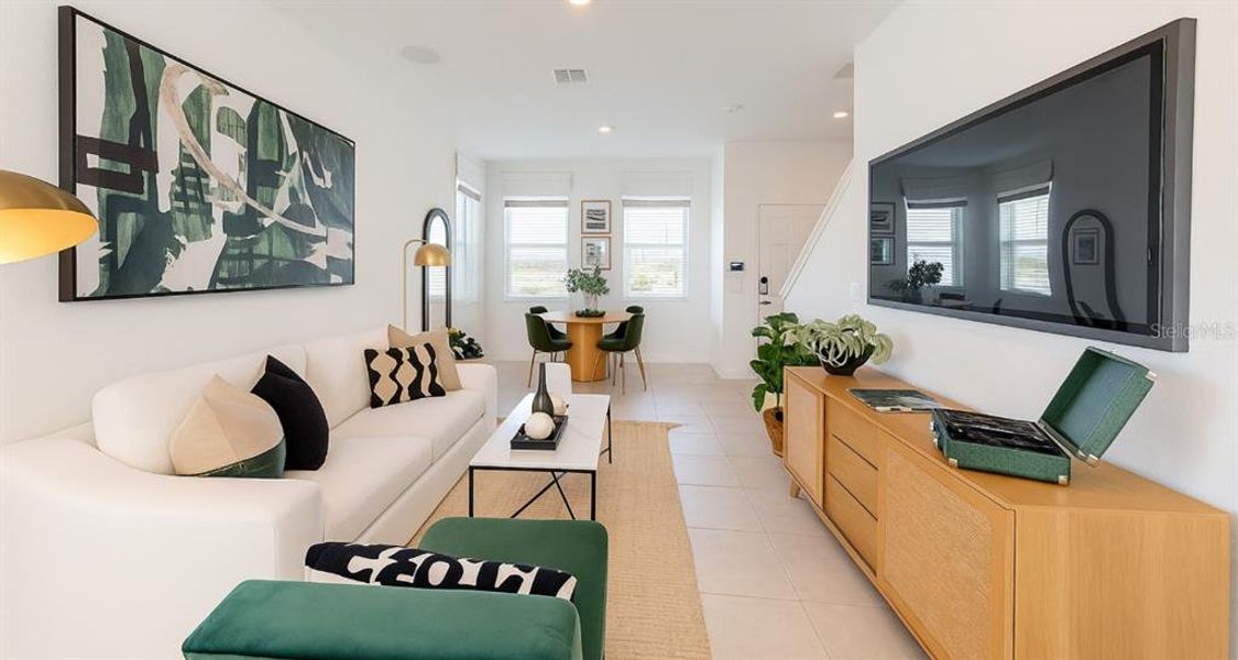 Furnished interior view inside a new home in The Townhomes at Westview, Kissimmee (Image 5).