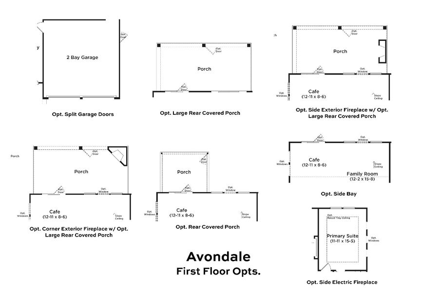2D floor plan layout for the Avondale by DRB Homes in Bellerose, Gibsonville, NC (Image 25). 2D floor plan layout for the Avondale by DRB Homes in Bellerose, Gibsonville, NC (Image 25).